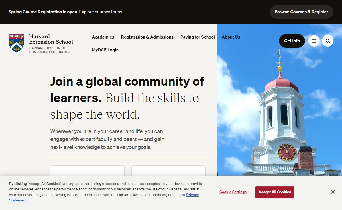 Harvard Extension School | Online Courses, Degrees, Certificates