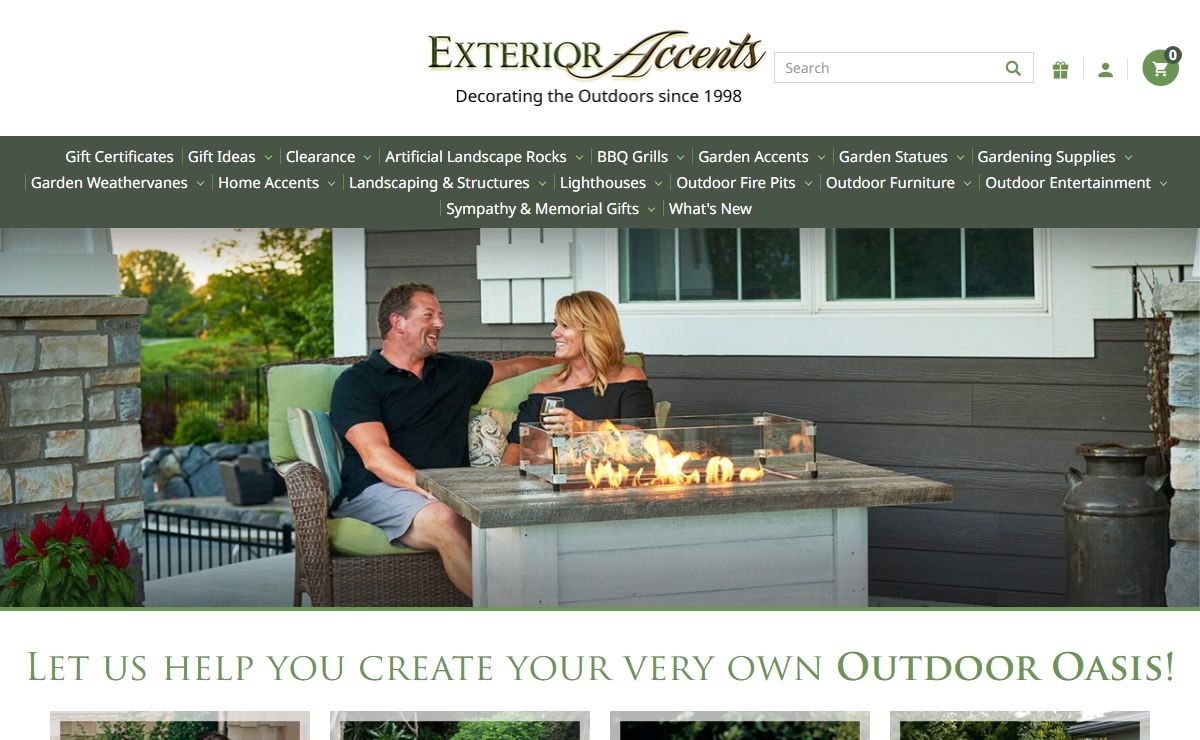 Exterior Accents, Garden Decor for Outdoor Living