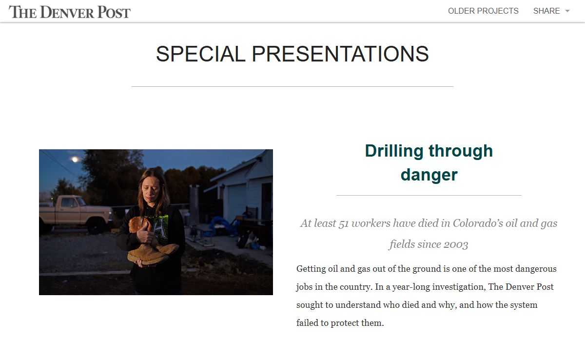 Special presentations - The Denver Post