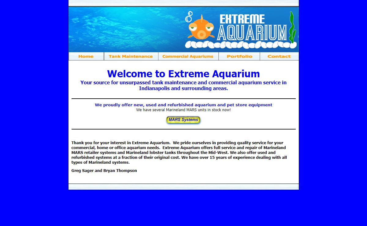 Extreme Aquarium - Home