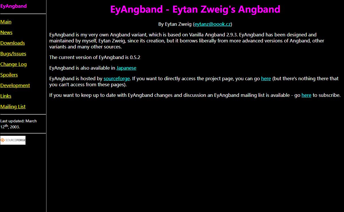EyAngband Home Page