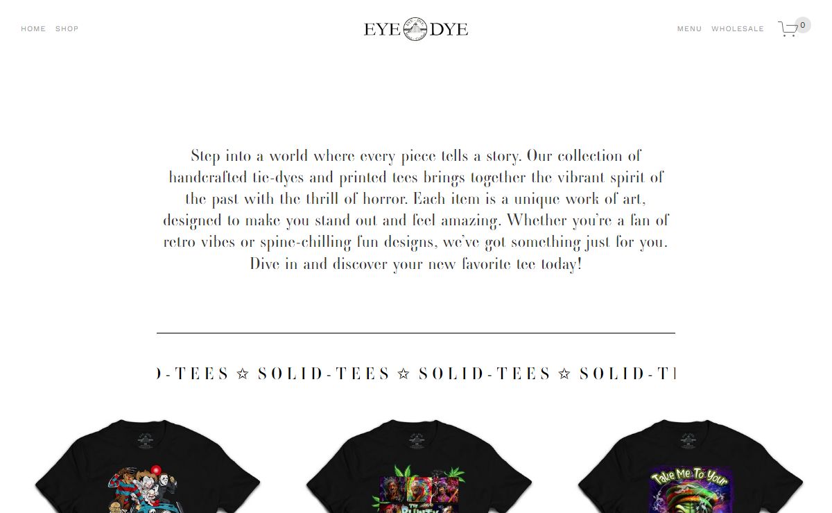 Eye-Dye: Expert Tie-Dye & Screen-Printing Since 1987 | Shop Direct