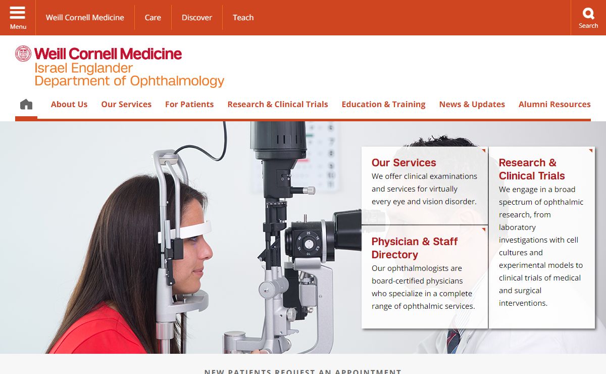 Israel Englander Department of Ophthalmology | Weill Cornell Medicine