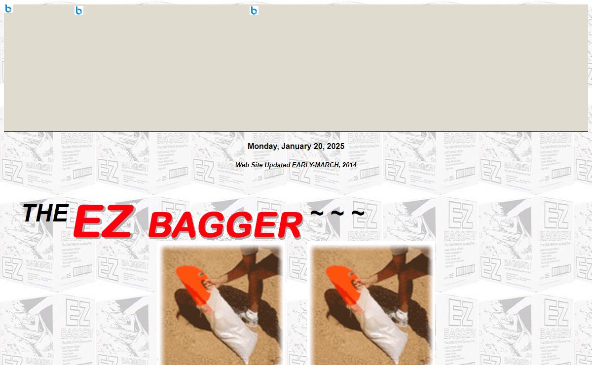 EZ Bagger-The One-Person SandBag Filler