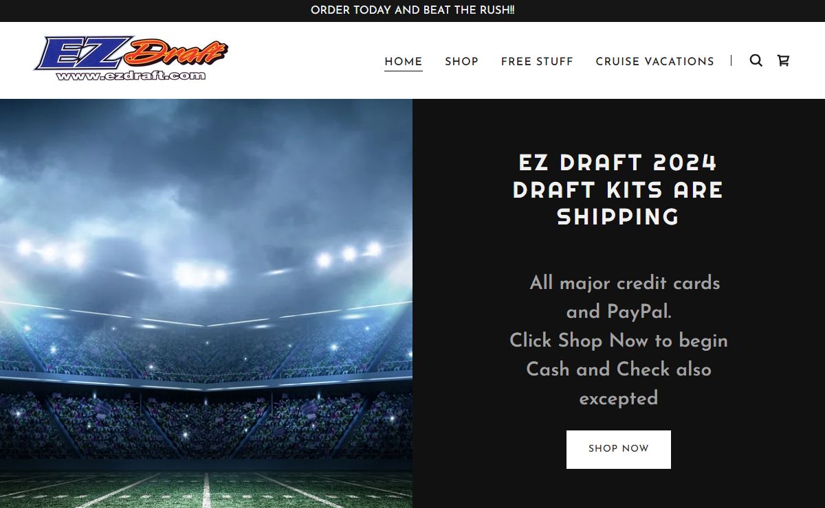 EZ Draft - Fantasy Football, Fantasy Football, Draft Kit, Nfl Fantasy