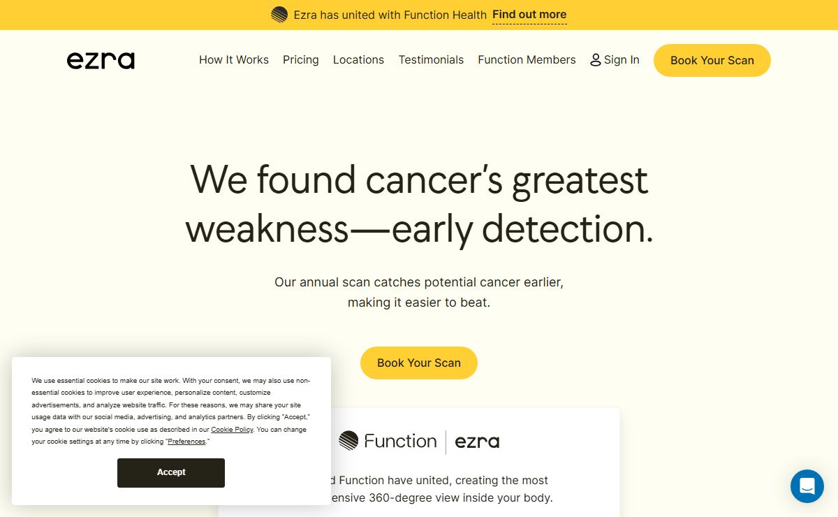 Full-Body MRI Screening Service by Ezra