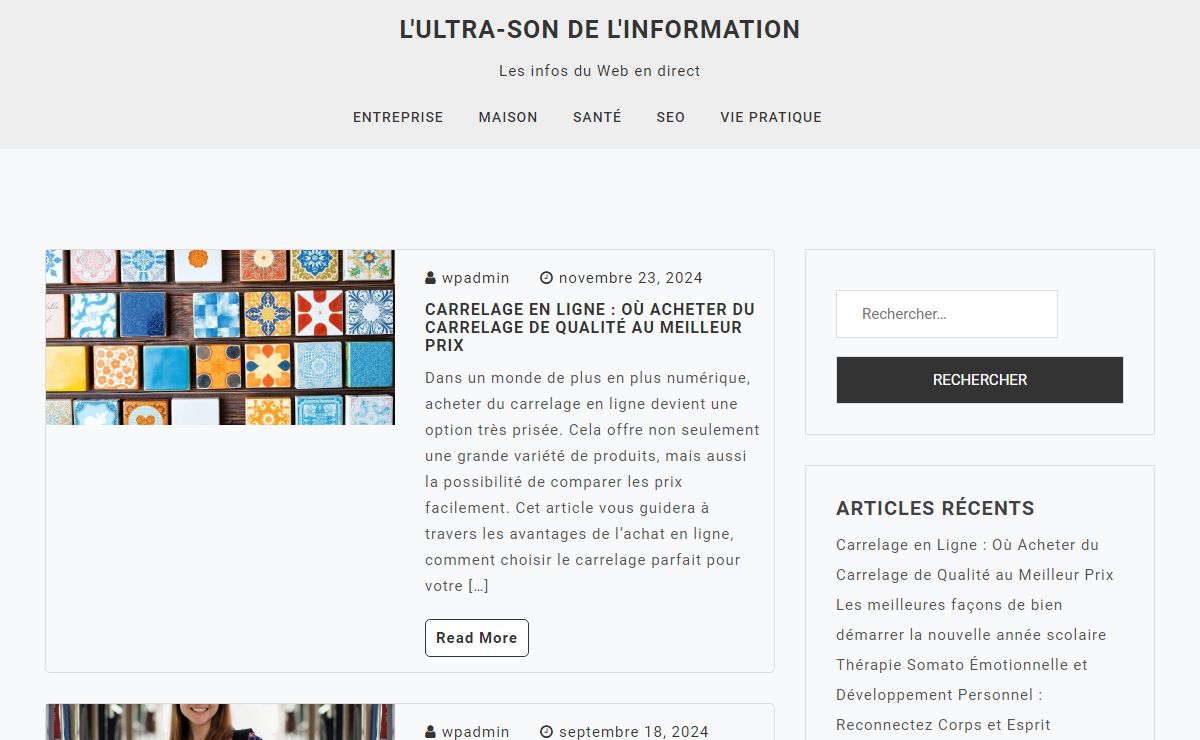 L'Ultra-Son de L'Information