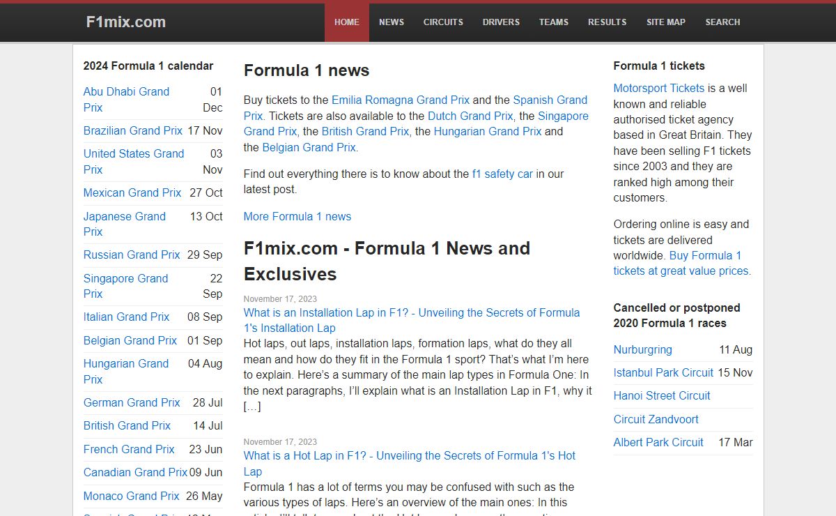 F1mix.com: Home