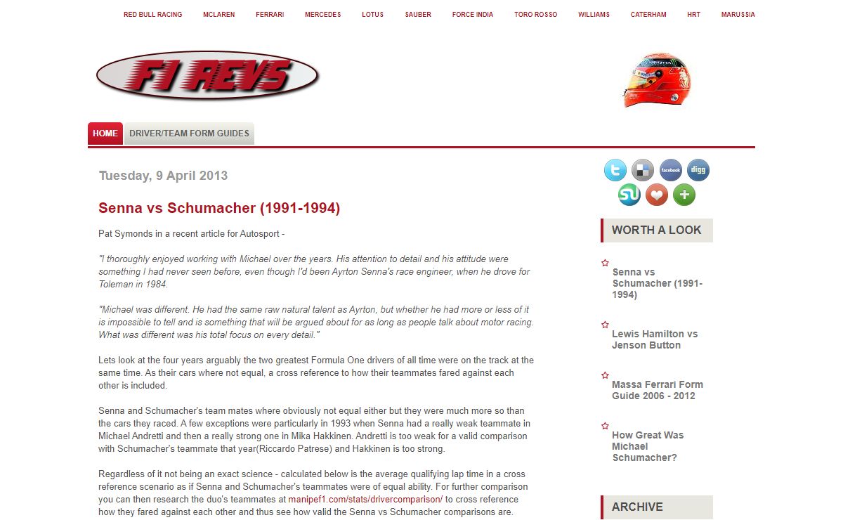 F1 Revs