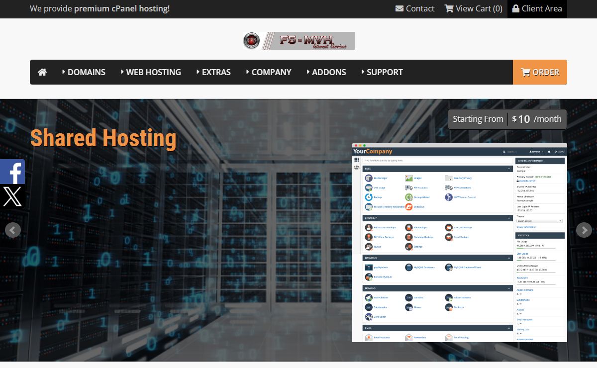 Professional Web Hosting - We provide solid web hosting & domain registration services!