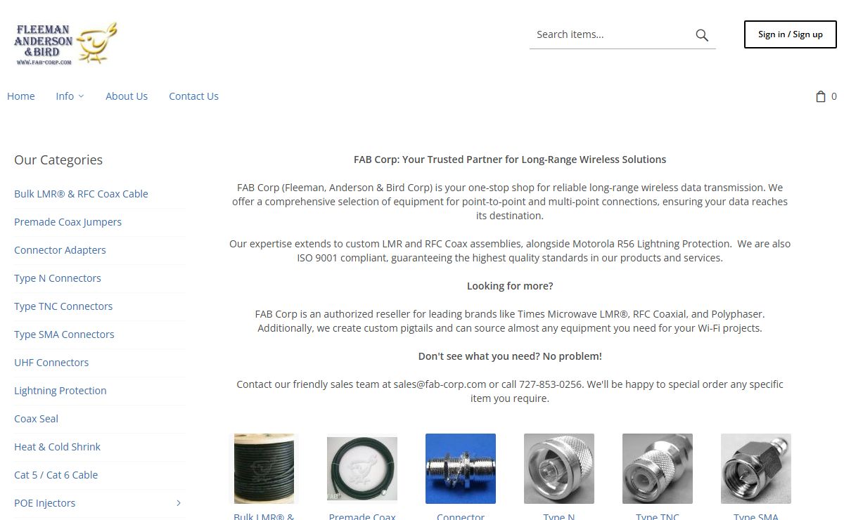 Catalog > Fleeman Anderson Bird Corp
