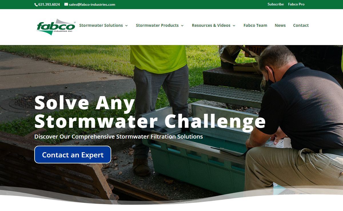 Stormwater Filtration Solutions | Fabco Industries