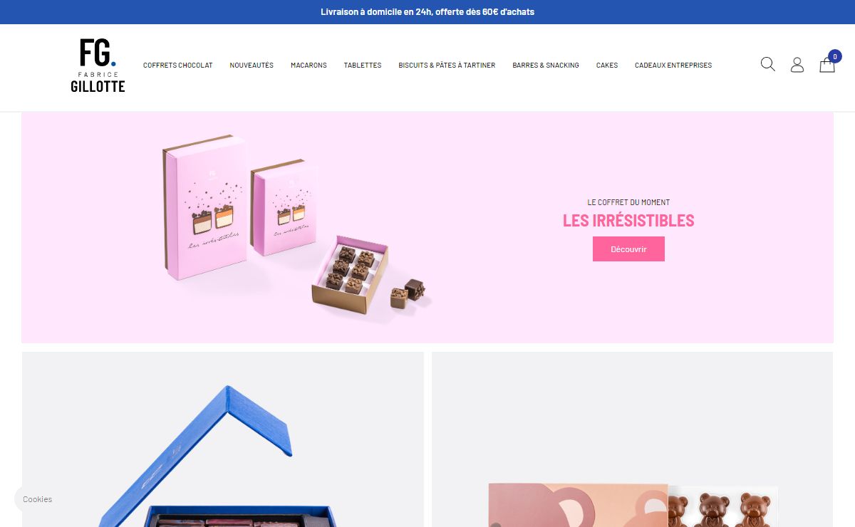 Chocolatier en ligne Meilleur Ouvrier de France | FG
