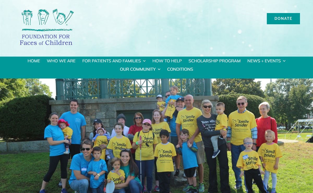 Foundation for the Faces of Children – Providing clear, accurate information and other educational resources to children born with craniofacial differences and their families.
