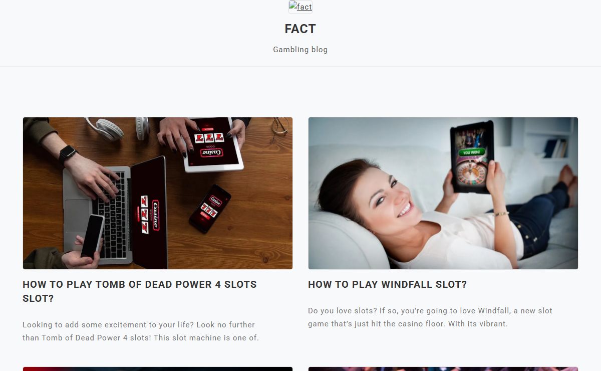 fact - Gambling blog