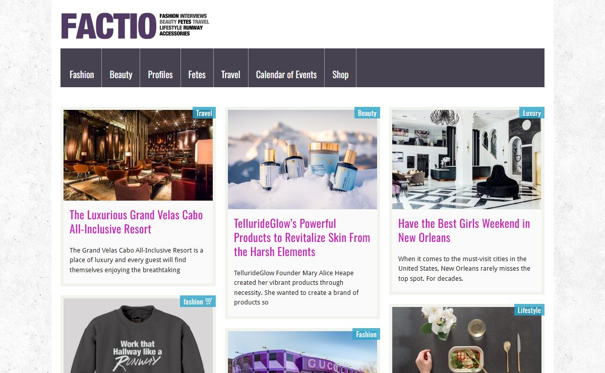 Home - Factio MagazineFactio Magazine