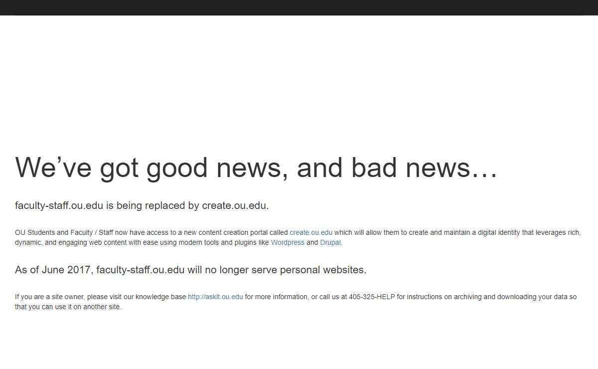 This Site Is Scheduled To Be Removed