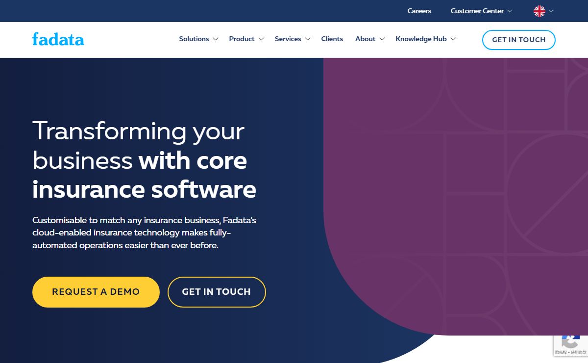 Fadata — Transforming your business with core insurance software