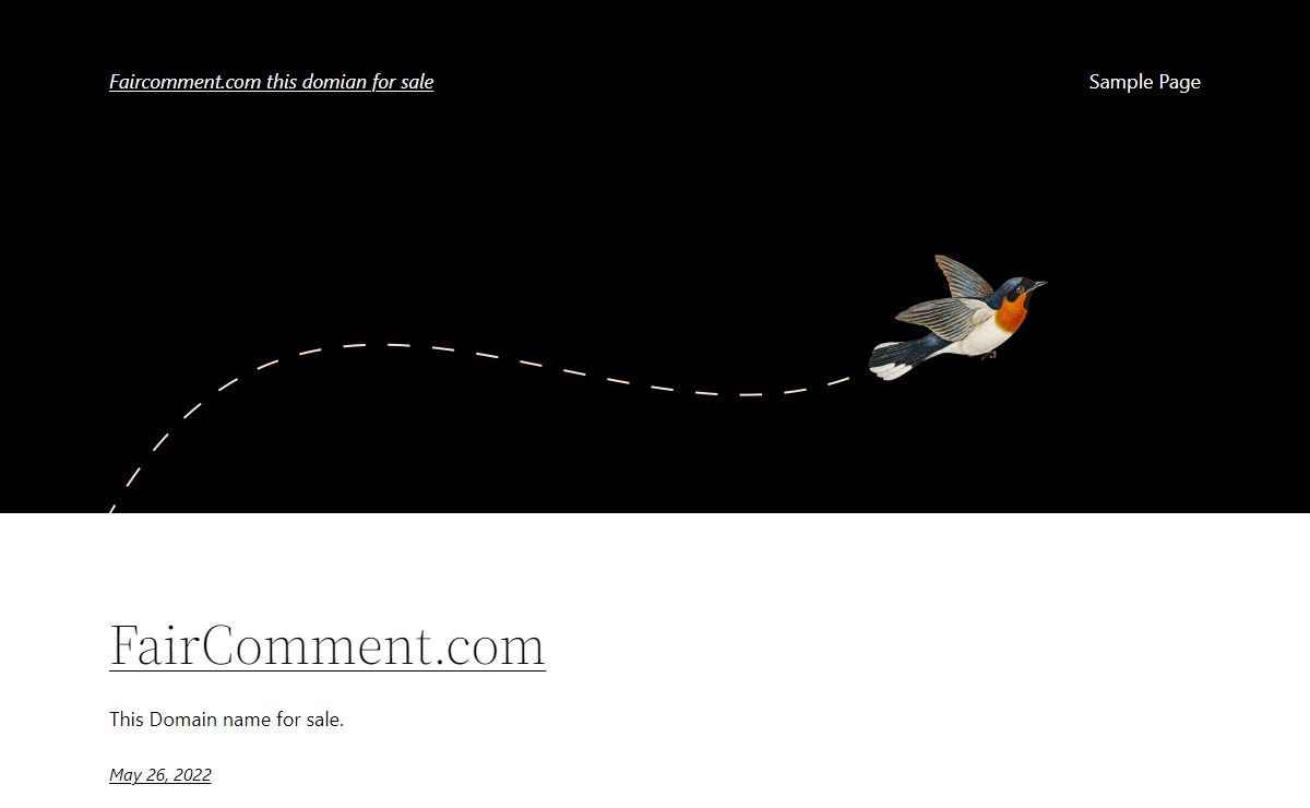 Faircomment.com this domian for sale – This domian for sale