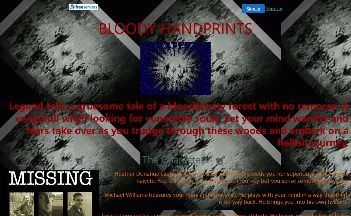 Bloody Handprints