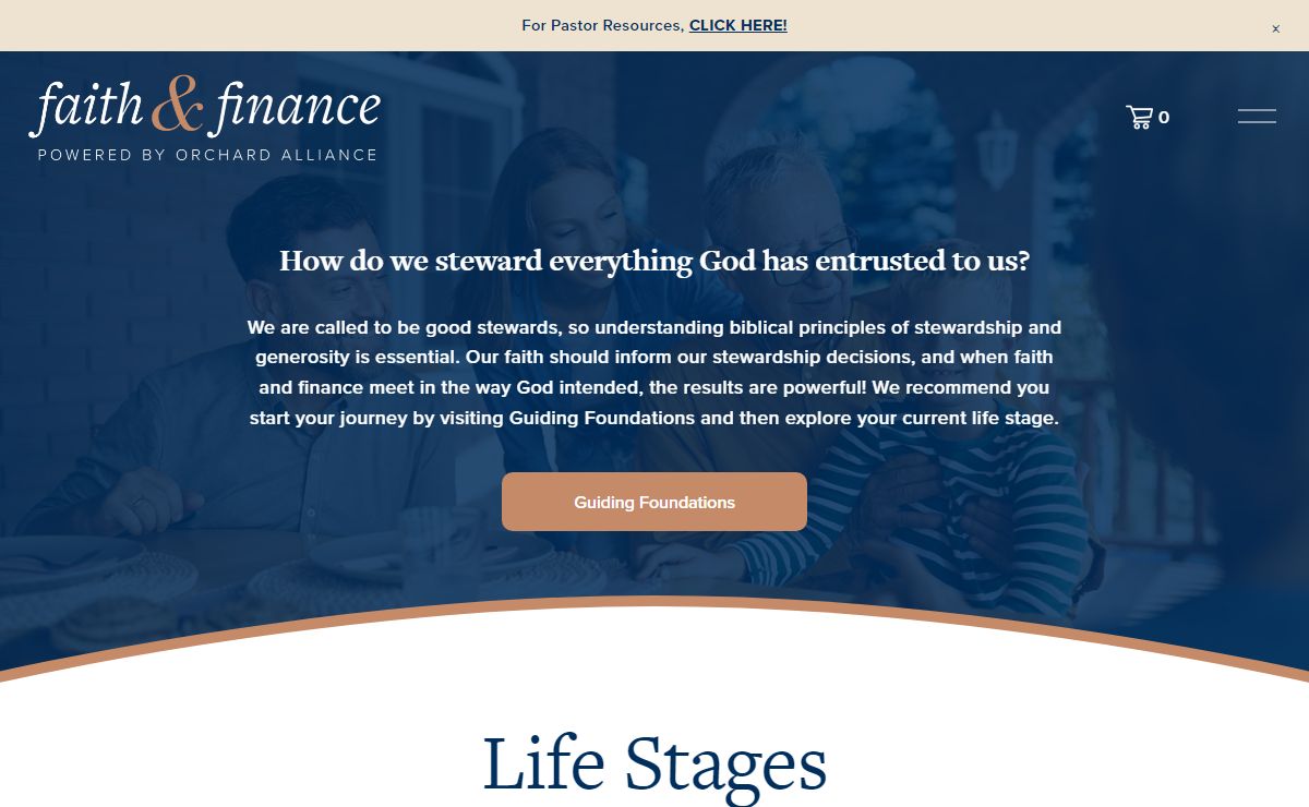 Faith and Finance I Serving the Alliance Family