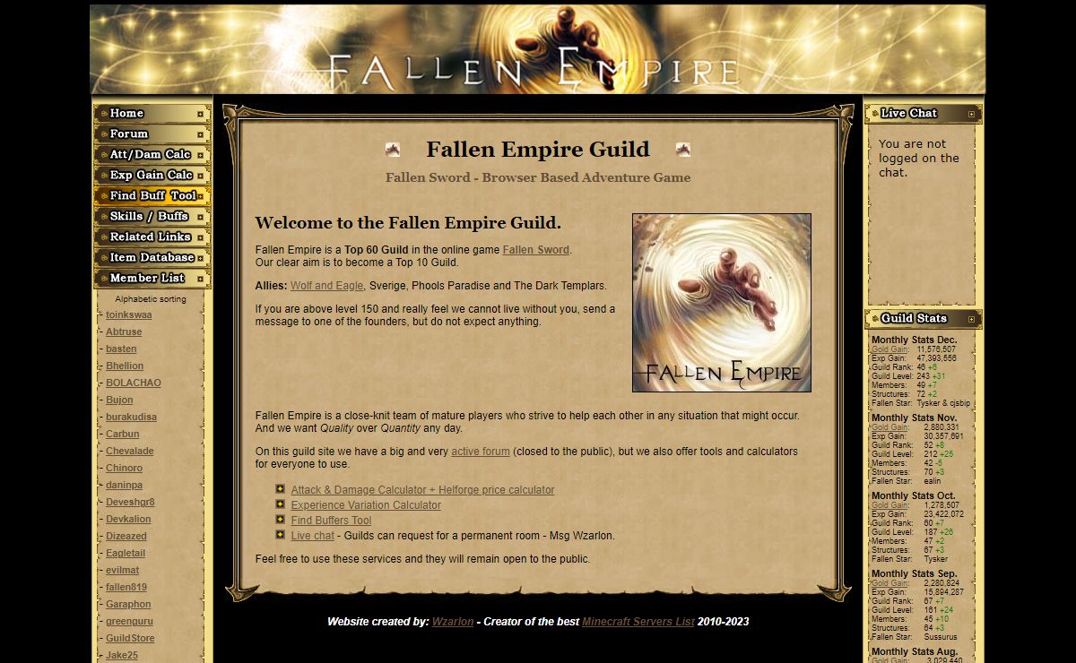 Fallen Empire Guild | Fallen Sword MMORPG