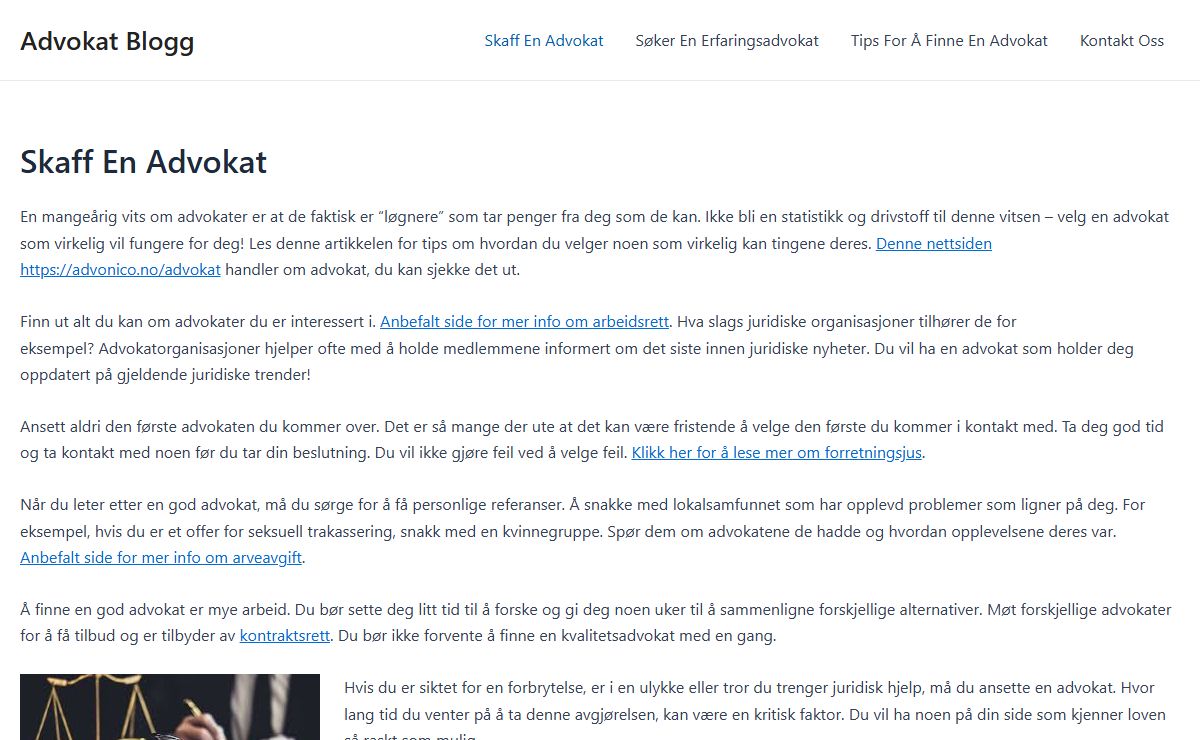 Advokat Blogg – Effektive Advokattips