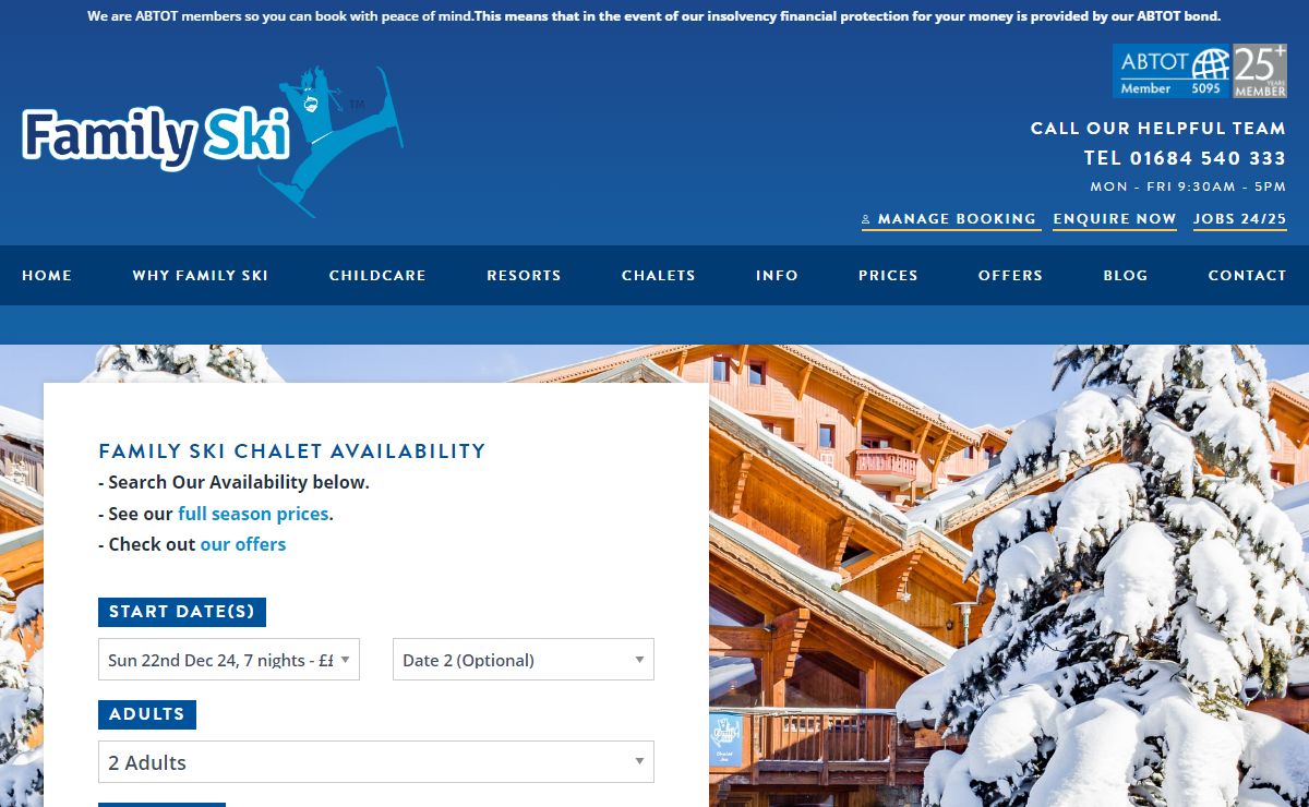 Family Ski Holidays in Family Friendly Catered Skiing Chalets