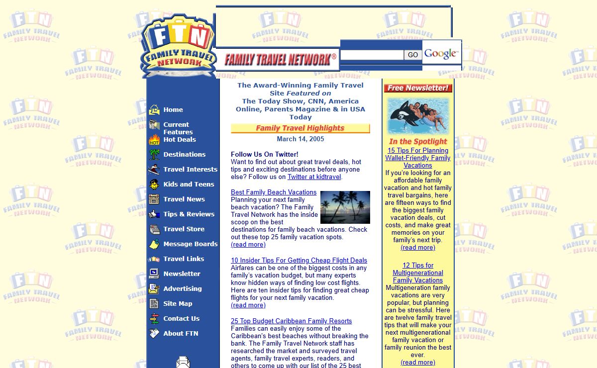 Family Travel Network - vacations for the entire family