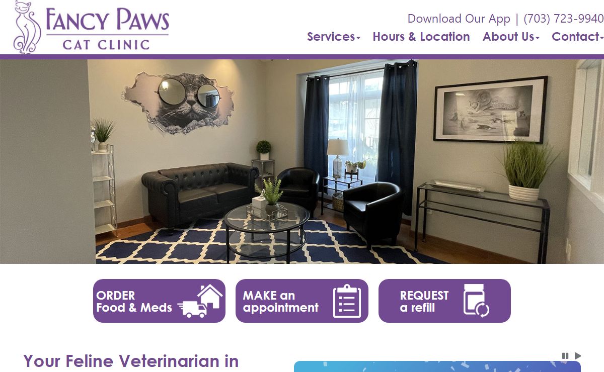 Fancy Paws Cat Clinic | Ashburn Veterinarians