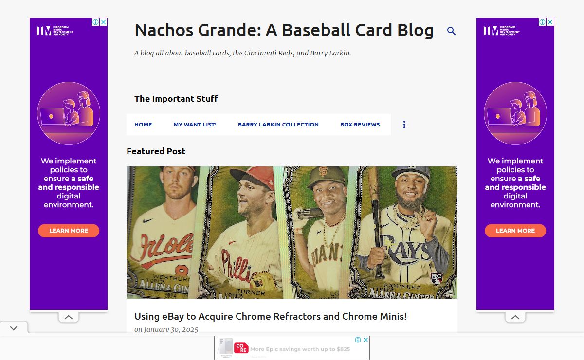 Nachos Grande: A Baseball Card Blog