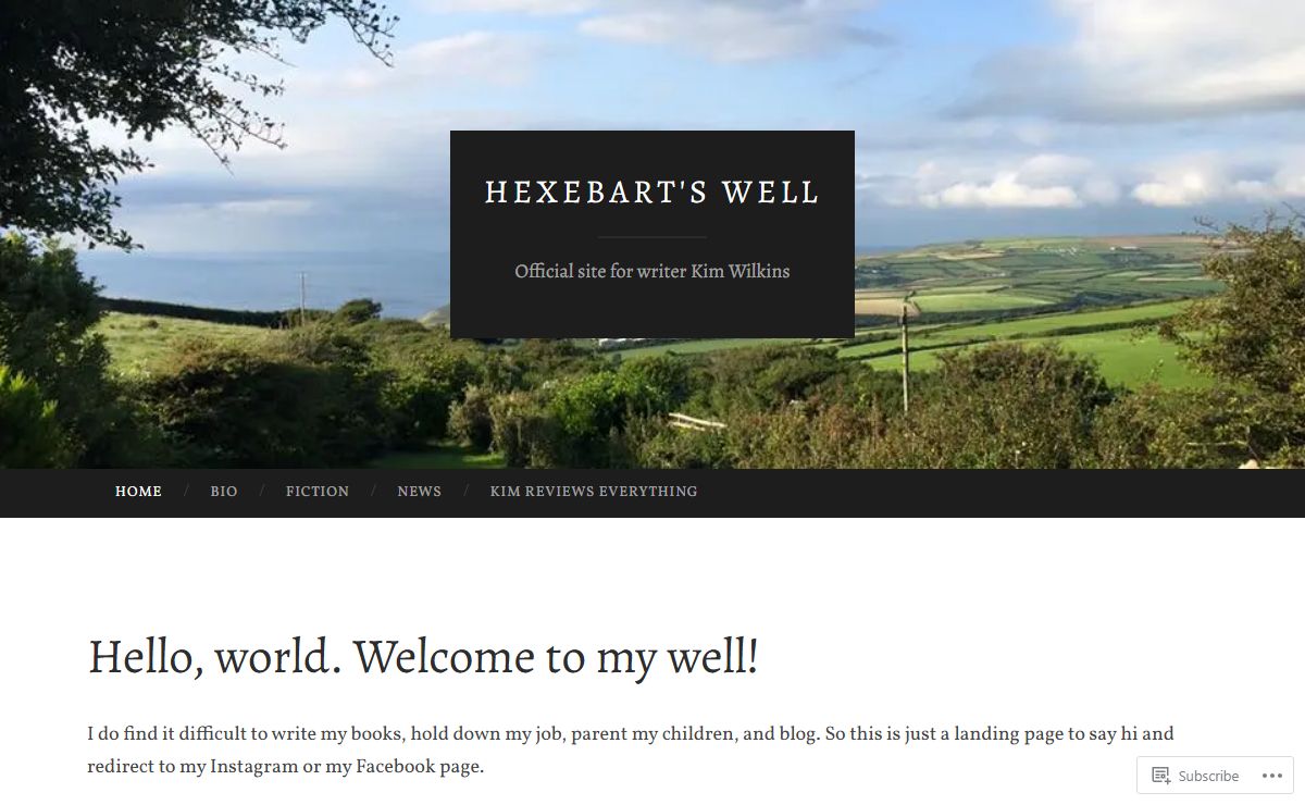 Hexebart's Well | Official site for writer Kim Wilkins