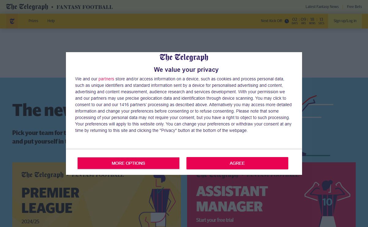 Fantasy Football Premier League Hub - The Telegraph