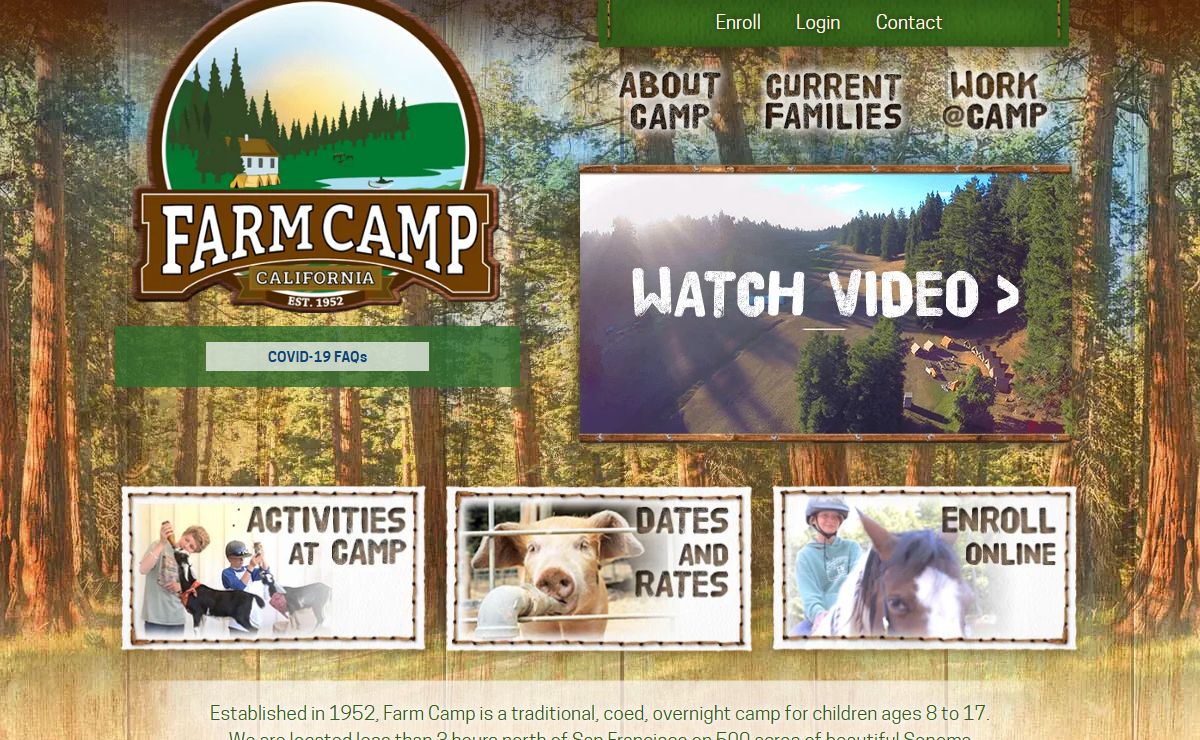 Summer Camp in California | Farm Camp in Sonoma County, CA
