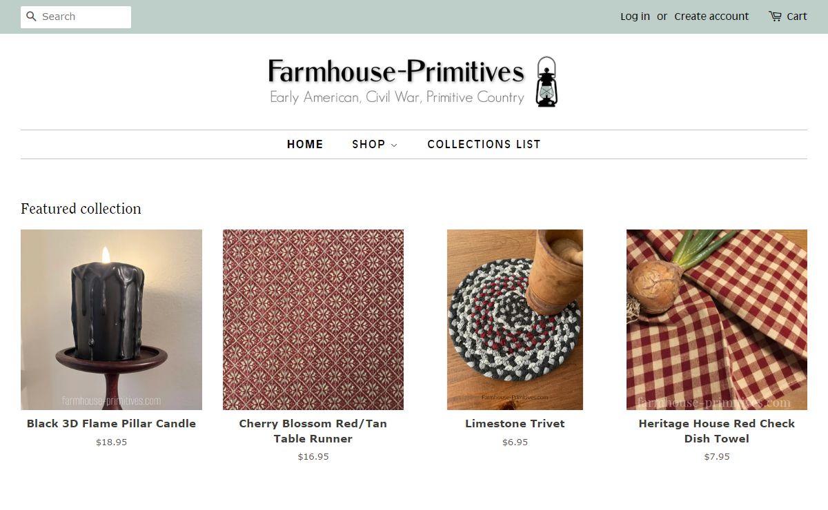Farmhouse Primitives Early American and Primitive Country home decor – Farmhouse-Primitives