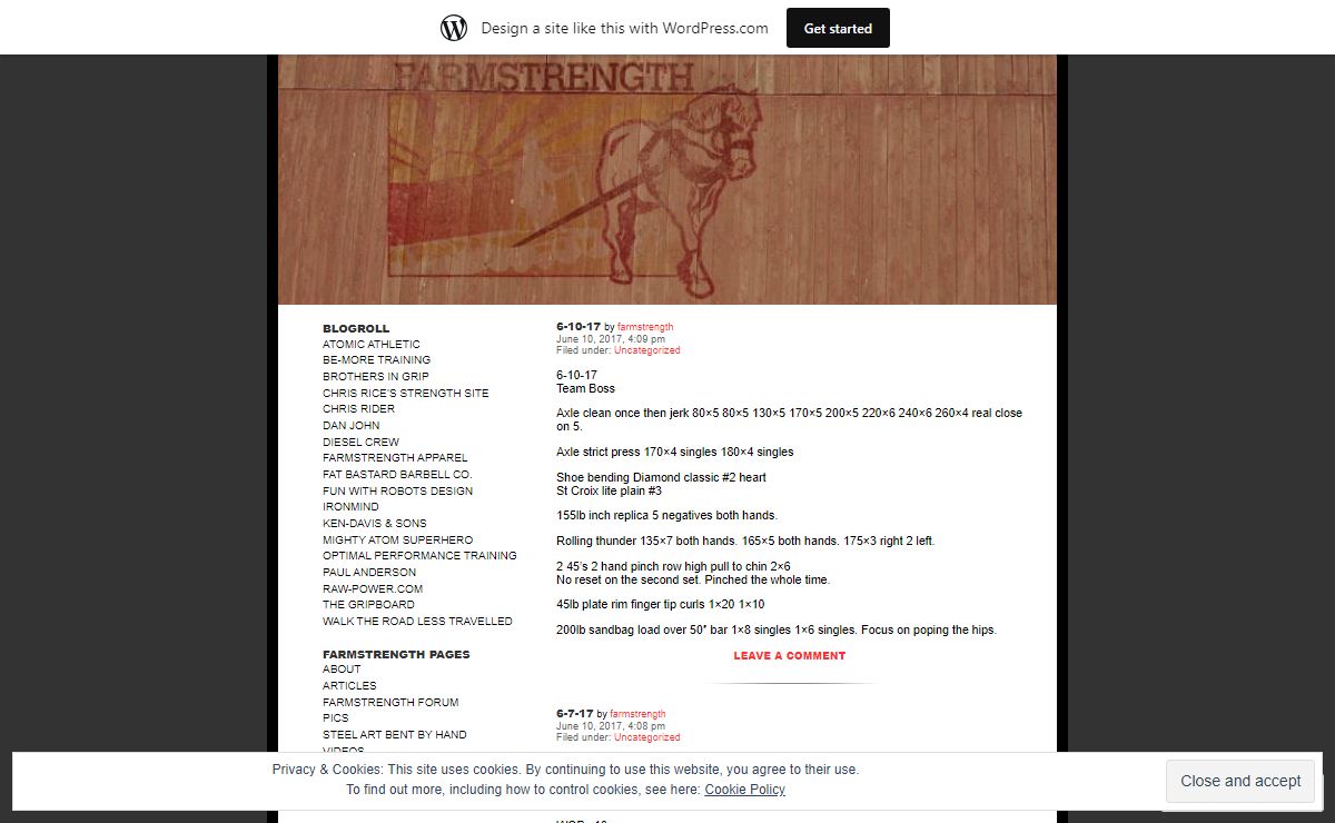 Farmstrength's Weblog | Just another WordPress.com weblog