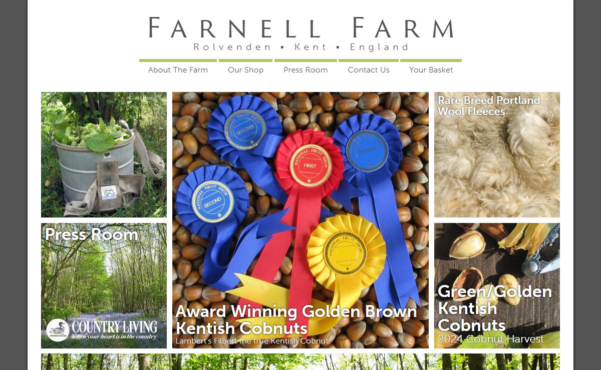 Kentish Cobnuts | Kent Cobnuts | Wild Seeds | Bluebell Seeds | Farnell Farm