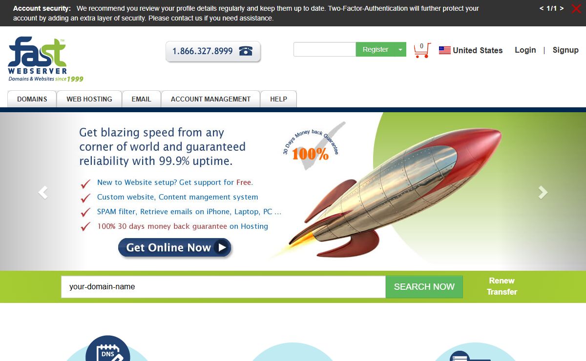 FastWebServer - Fast, Reliable, Affordable