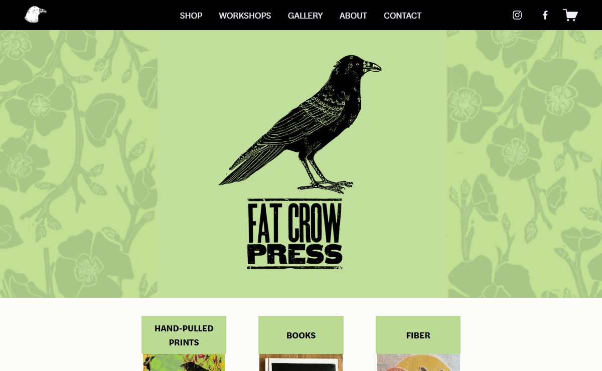 Fat Crow Press Studio and Mercantile