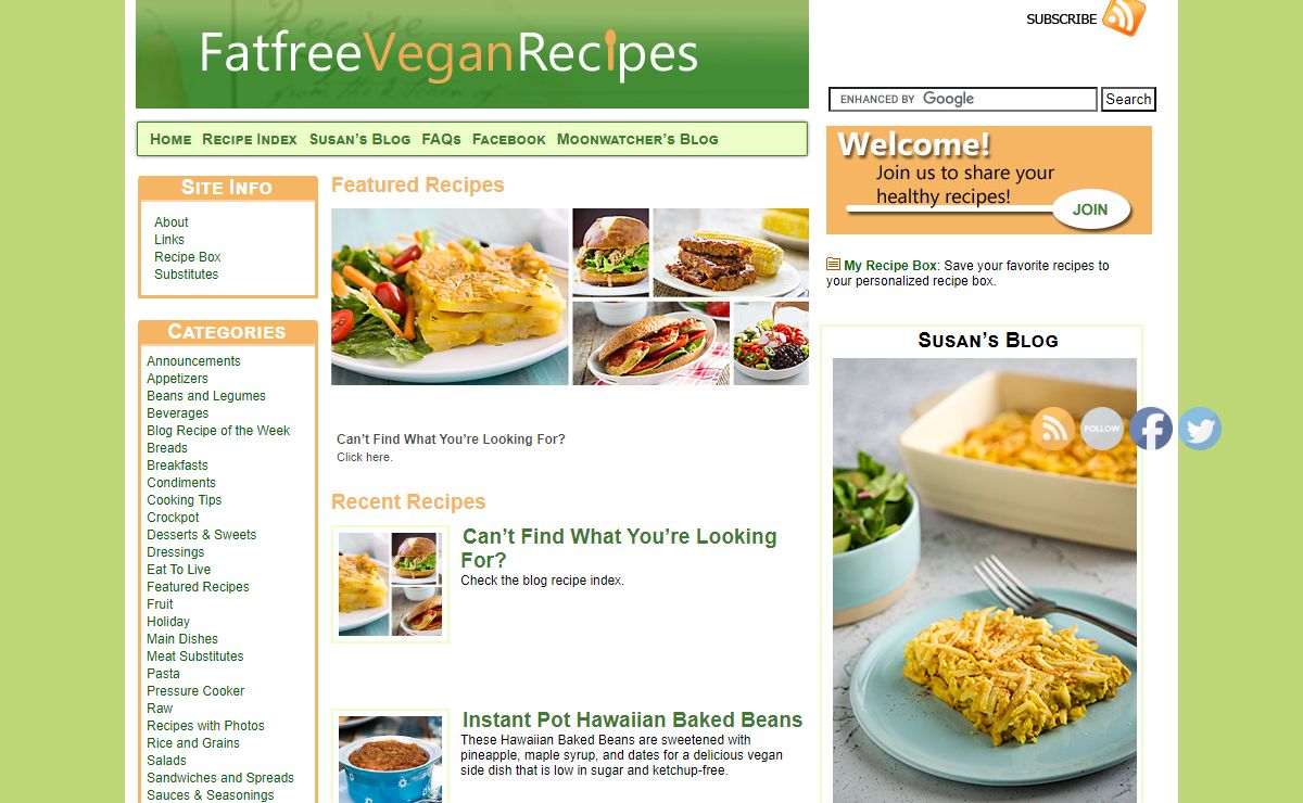 Fatfree Vegan Recipes