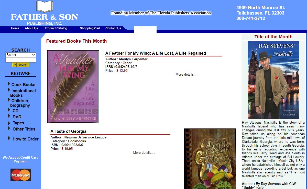 Welcome to Father & Son Publishing Inc.