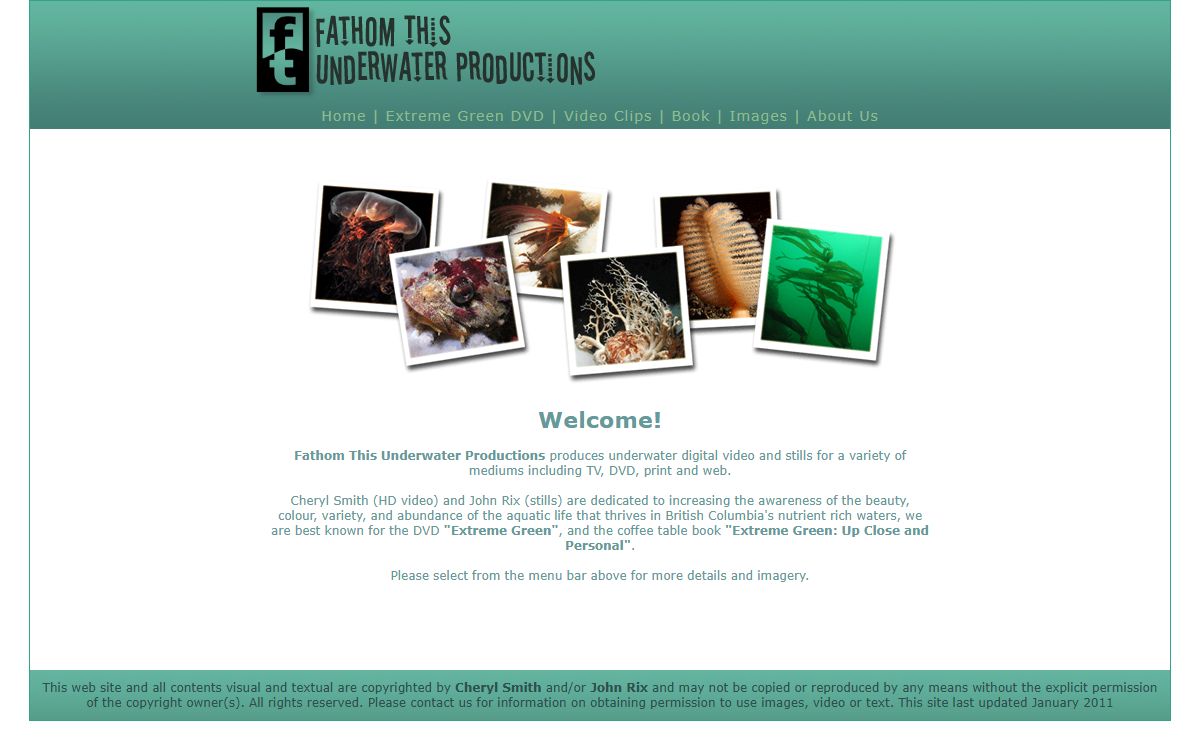 Fathom This Underwater Productions - Underwater video and photography highlighting British Columbia's marine life