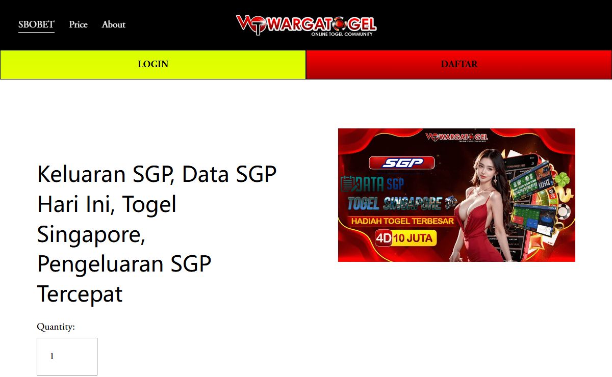 Keluaran SGP, Data SGP Hari Ini, Togel Singapore, Pengeluaran SGP Tercepat
