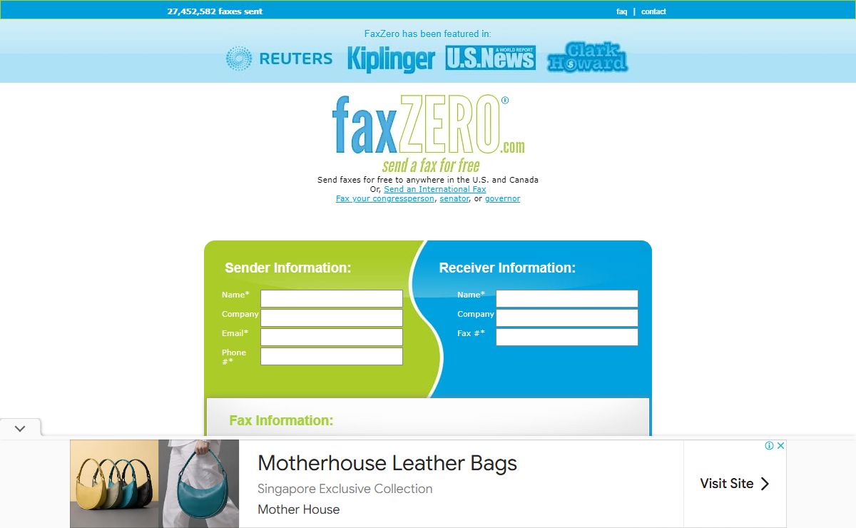 Free Fax: Send Faxes Online Free