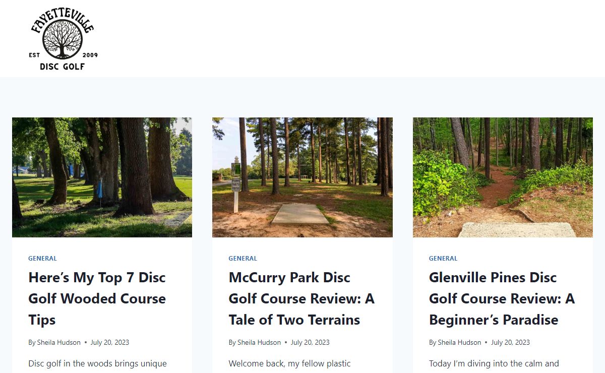 Fayetteville Disc Golf -