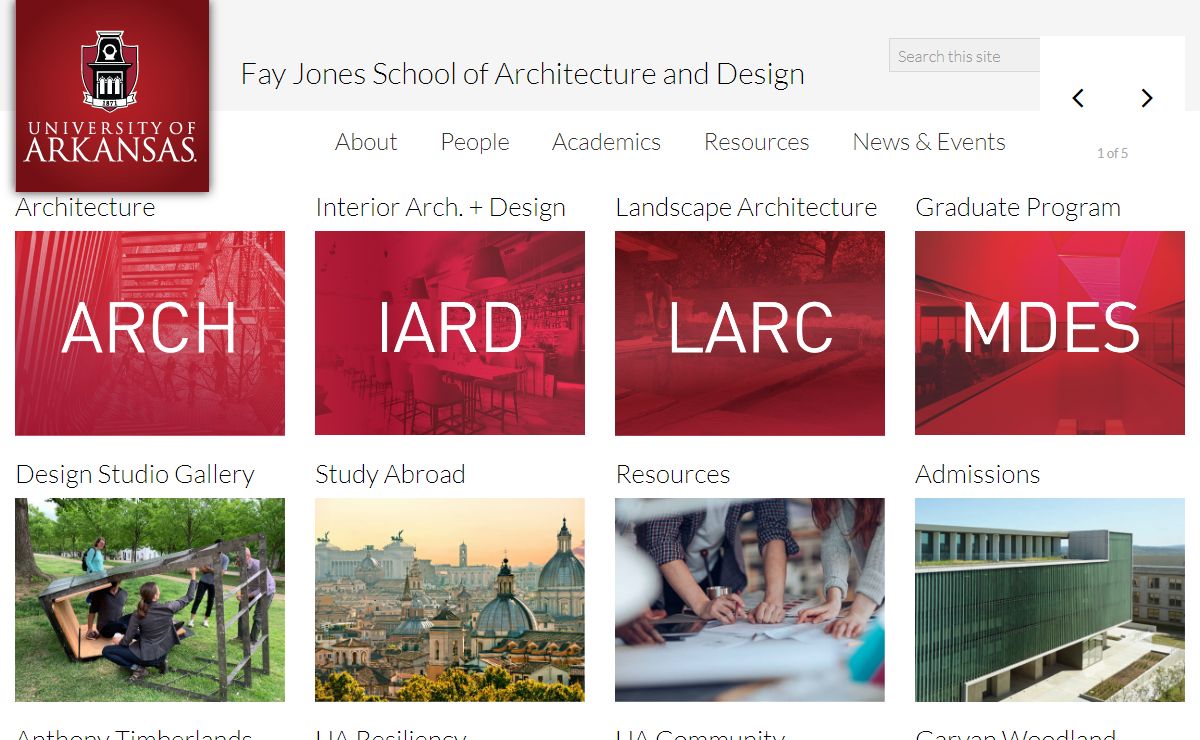Fay Jones School of Architecture and Design | University of Arkansas