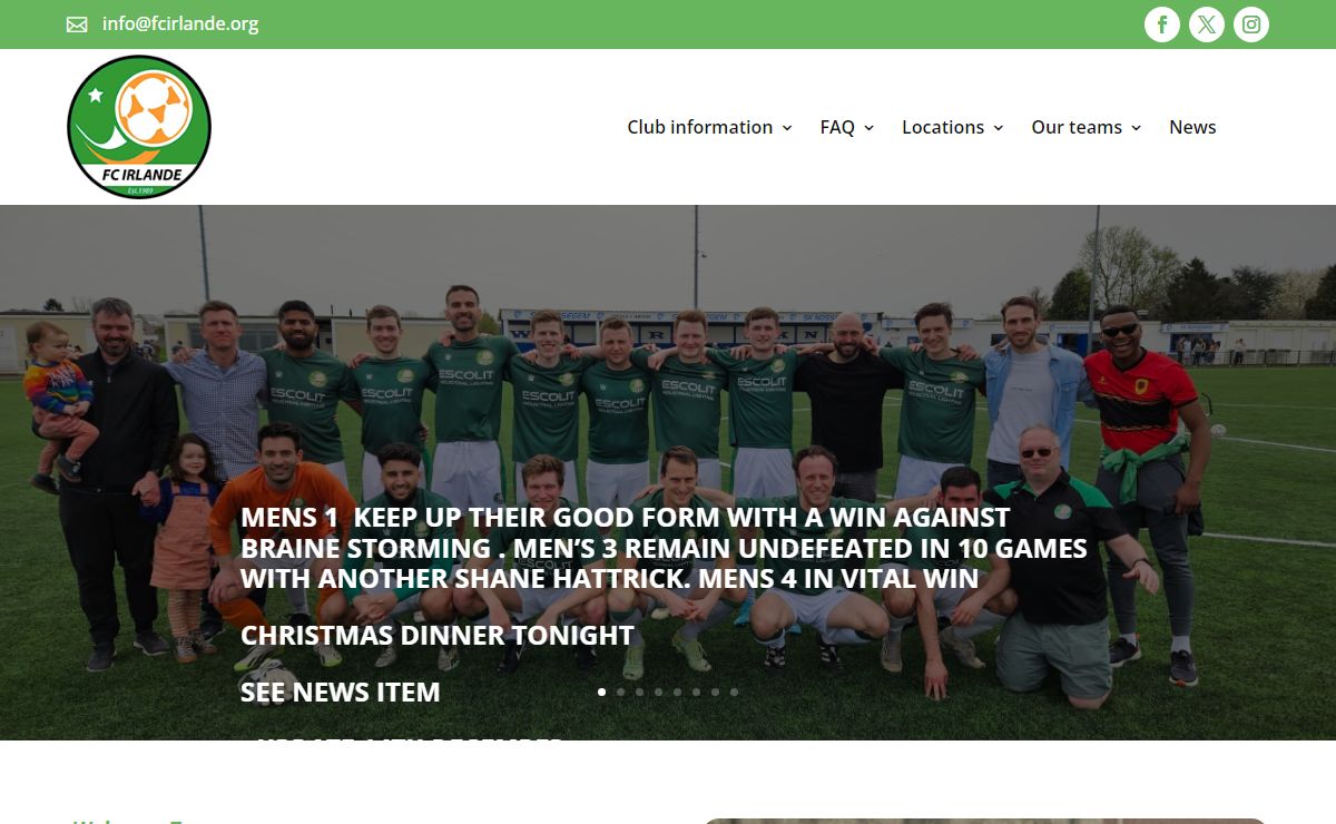 FC Irlande | Irish Amateur Football Club of Brussels