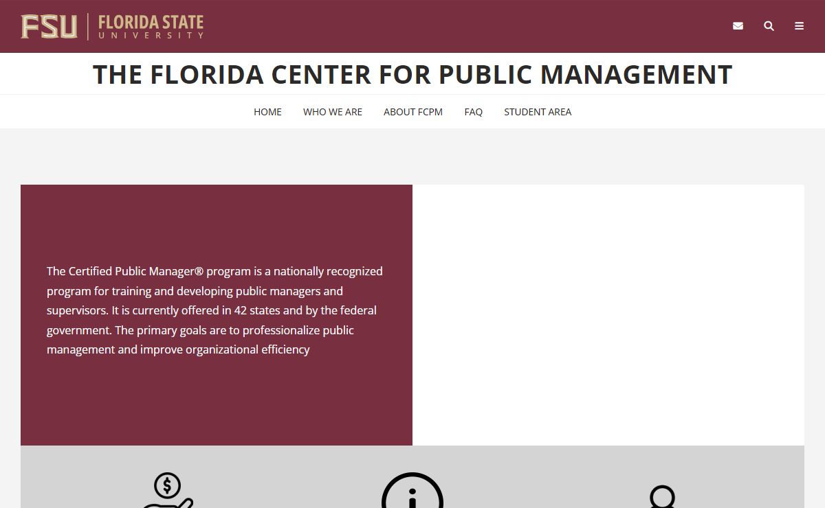 The Florida Center for Public Management