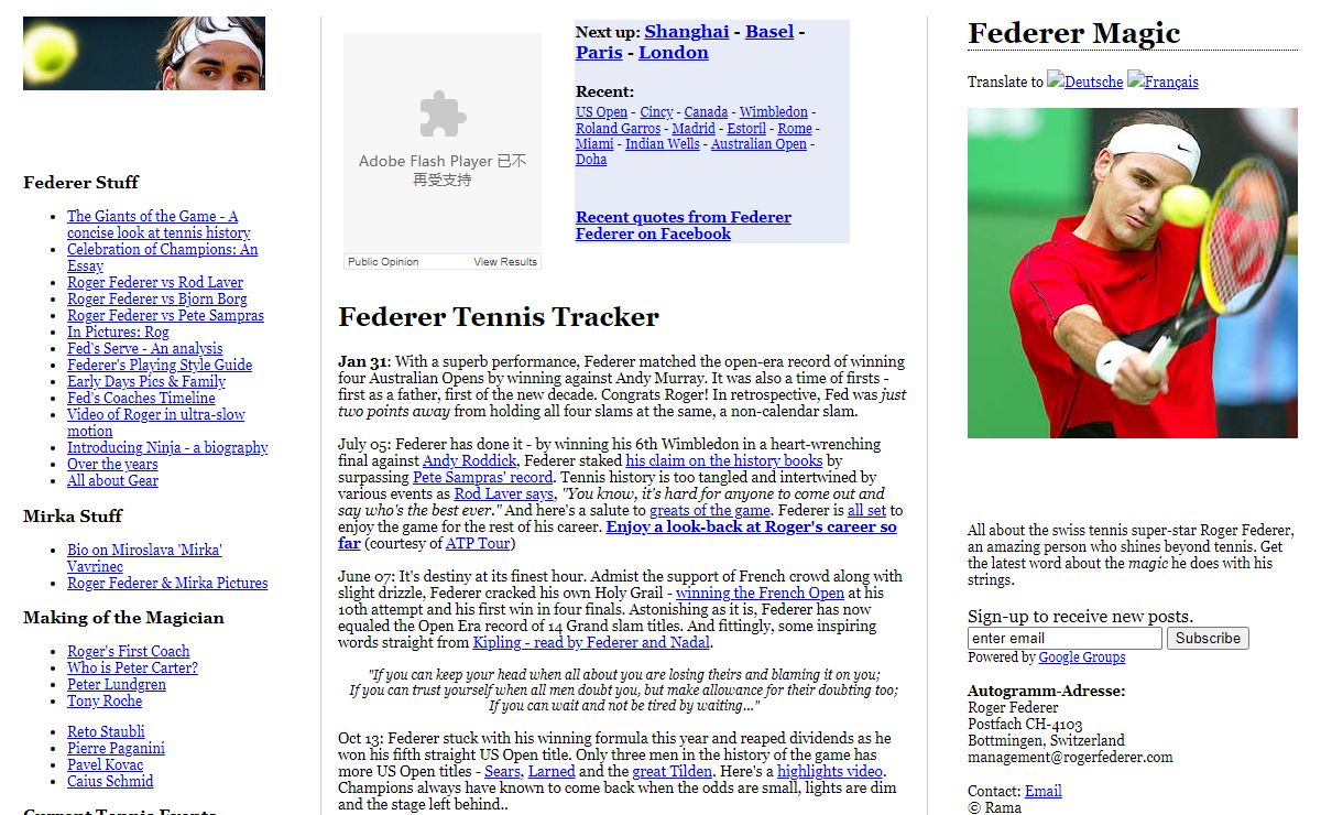 Roger Federer Magical Tennis