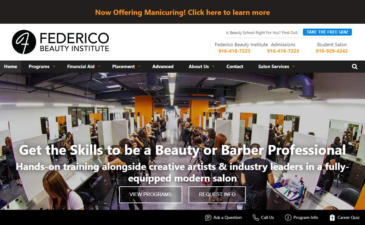 Beauty School in Sacramento | Federico Beauty Institute